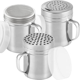 CUSINIUM 10oz fine-mesh dredge for delicate powders such as cinnamon and cocoa.