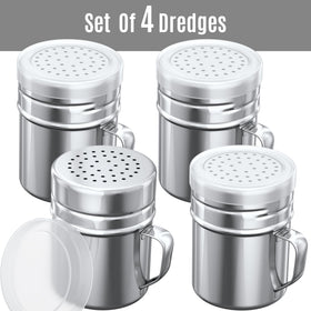 CUSINIUM salt pepper dredge 10oz capacity is dishwasher-safe for cleanup