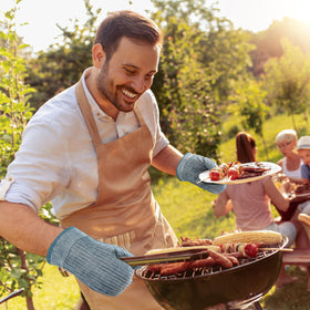 CUSIRA heat-resistant up to 500°F mitts for kitchen tasks