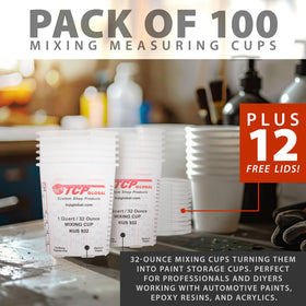 Custom Shop solvent-resistant cups withstand paints and automotive coatings