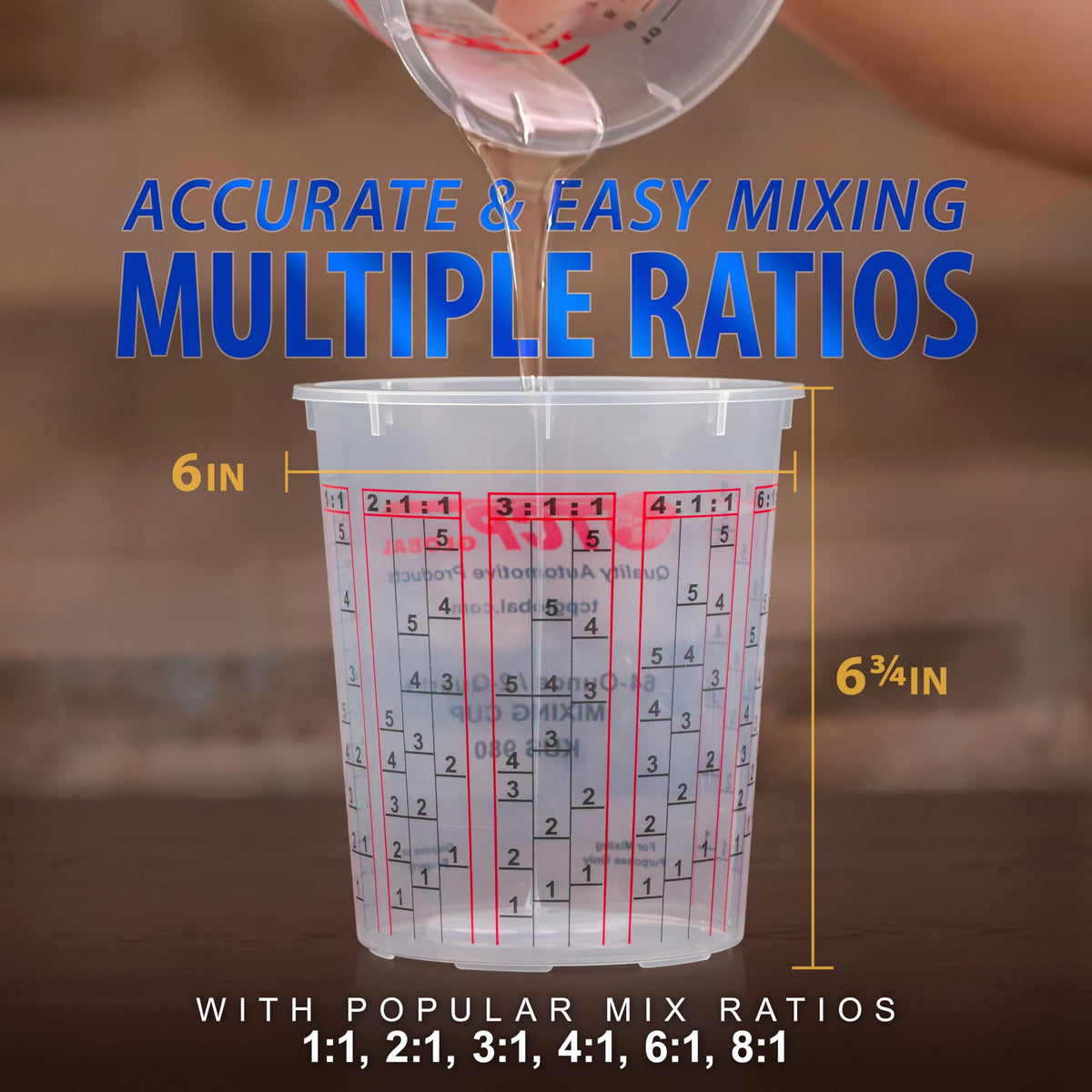 Custom Shop ratio scales help accurate epoxy and paint measurements.