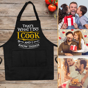 Gift-ready Cusugbaso apron for Father's Day or birthdays