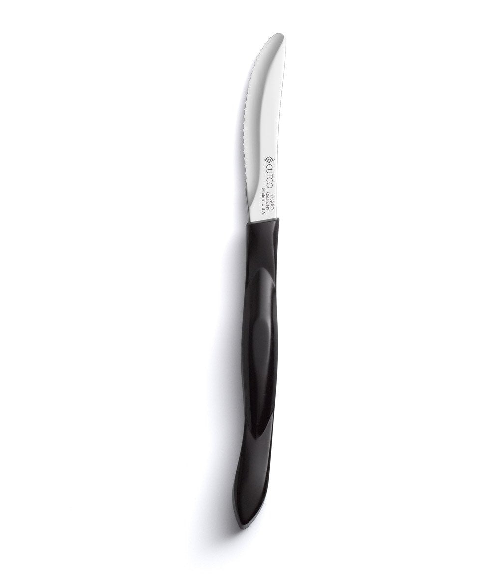 Cutco Model 1759 table knife in sealed packaging shows pristine condition and ready-to-use edge.