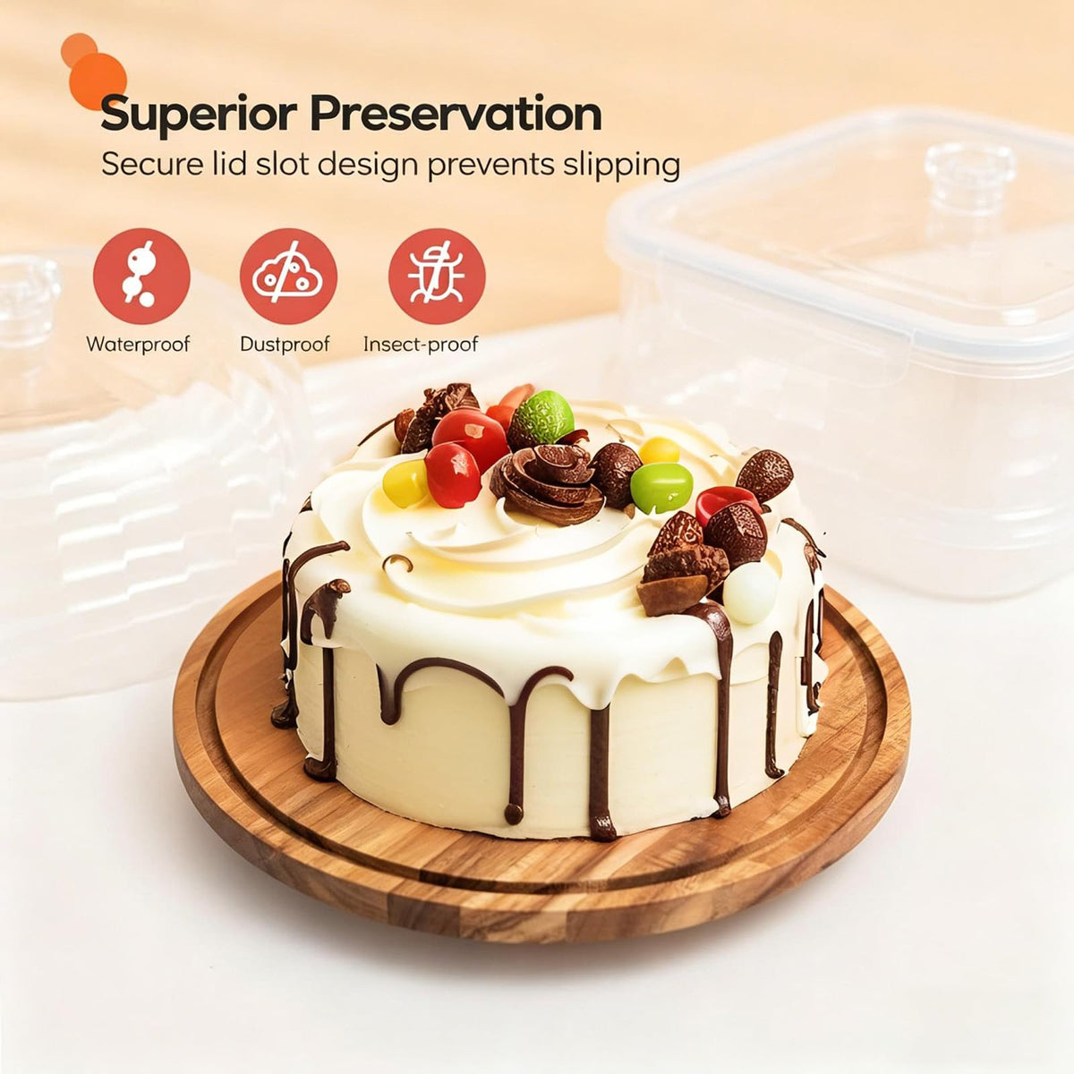 Cutesun easy-care wood base combines beauty and practicality
