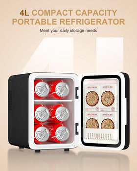 CUTIEWORLD makeup fridge car use with power cord connection