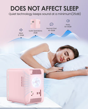 Energy-efficient thermoelectric cooling in CUTIEWORLD fridge saves power.