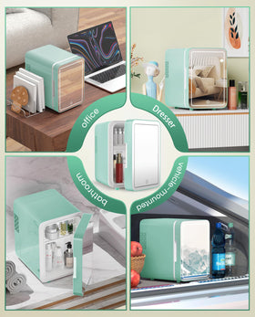 CUTIEWORLD thermoelectric fridge uses low power for efficient daily cooling