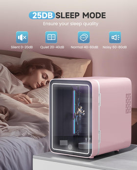 CUTIEWORLD travel-friendly fridge for car trips and daily commute.