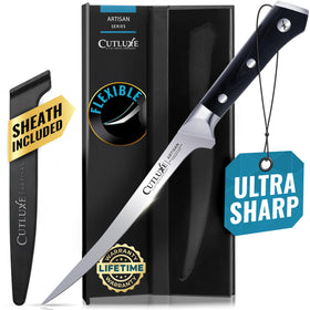 Cutluxe fillet knife 7-inch razor edge for clean fillets
