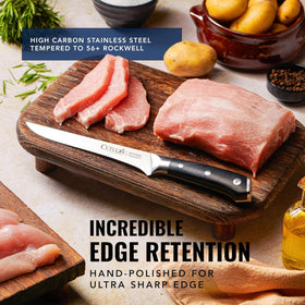 Cutluxe meat cutting set ideal for barbecues and roasts