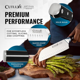 Cutluxe rust and stain resistant knife ready for daily use