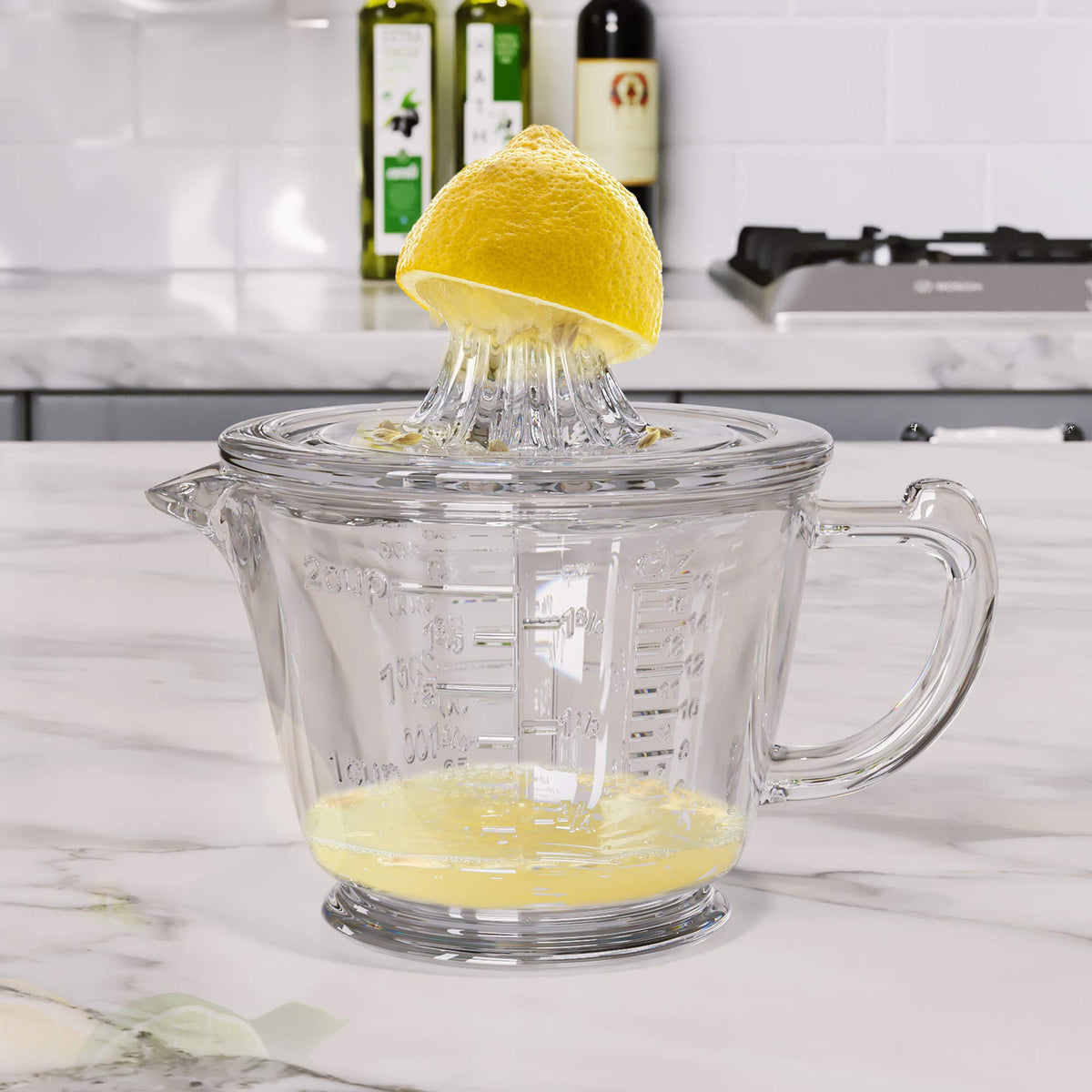 Food-safe, BPA-free glass that resists rust.