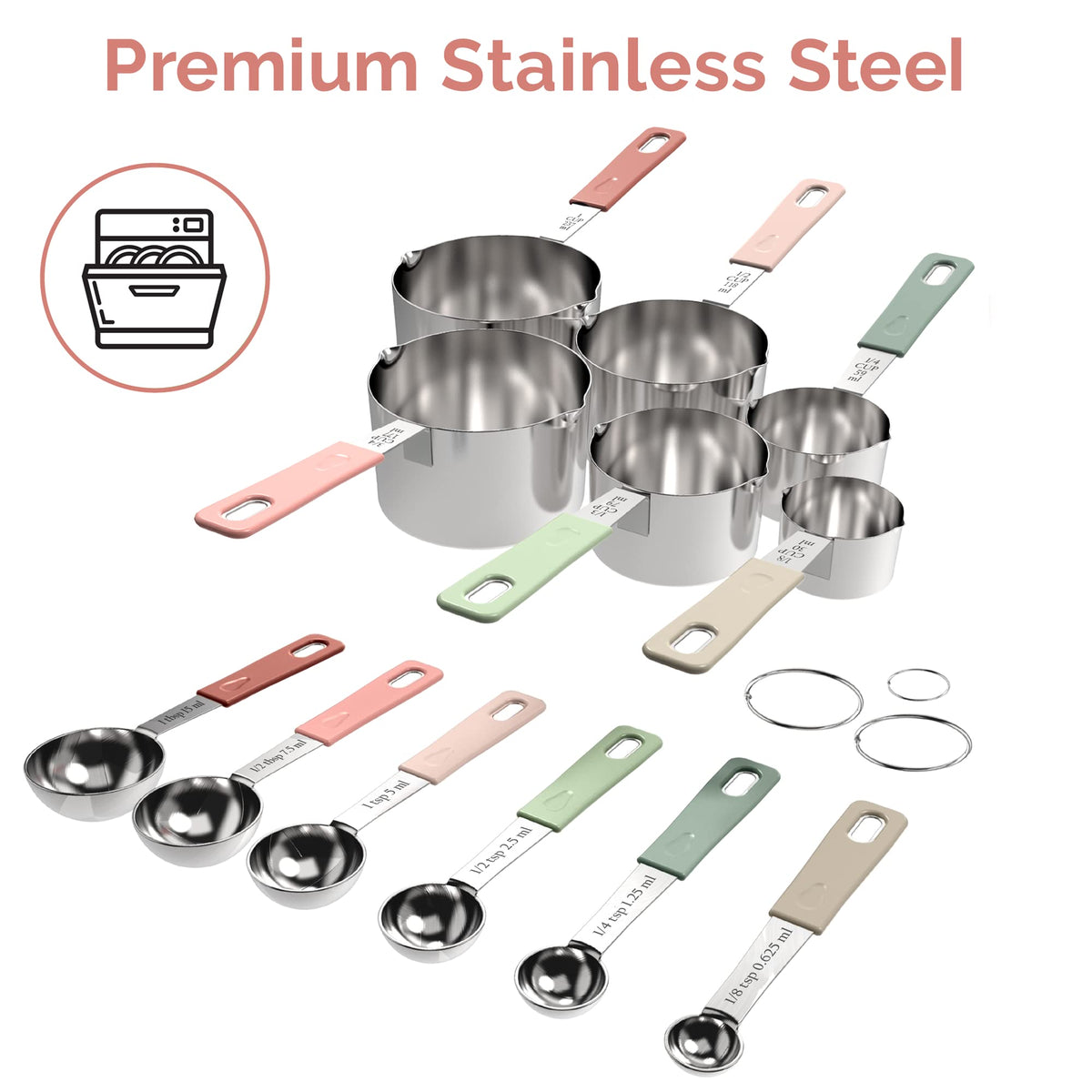 CuttleLab silicone-coated handles provide comfortable grip while measuring