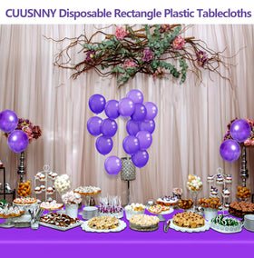 CUUSNNY disposable design simplifies cleanup after celebrations.