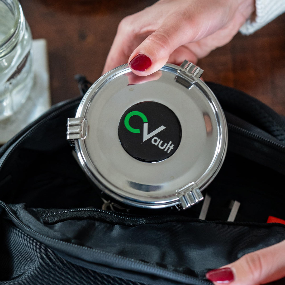 CVAULT 62% RH humidity pack maintains target moisture for consistent quality.