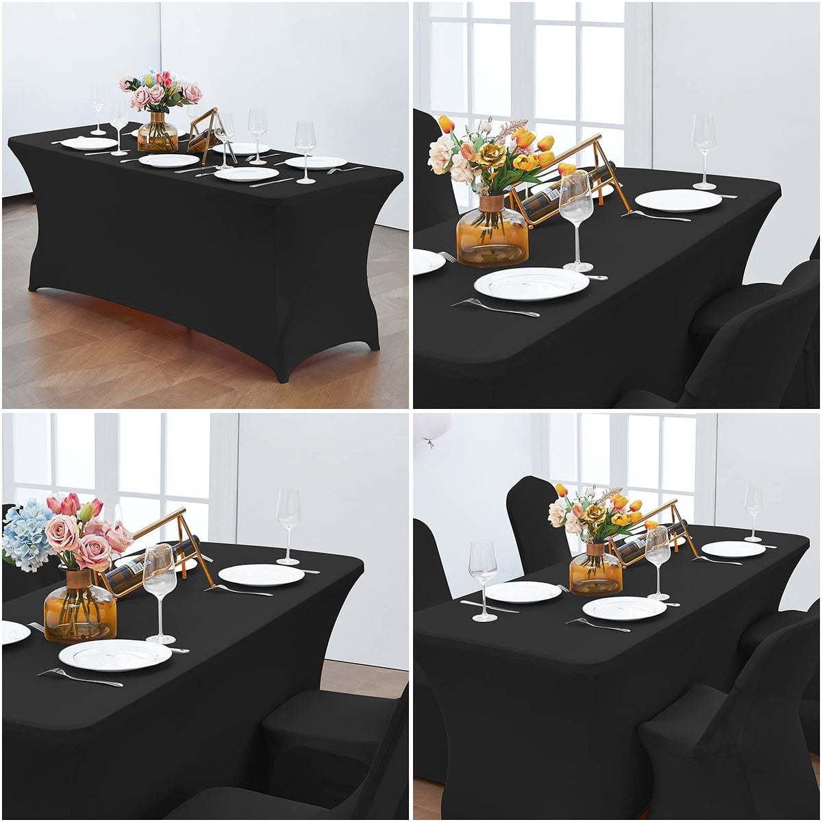 CWK easy set-up table cover quickly delivers a tidy presentation.