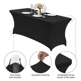 CWK wrinkle-resistant tablecloth delivering a smooth surface for photos and seating.