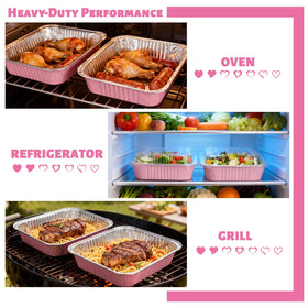 CXIIPOL pink pan stack saves space, convenient for events.