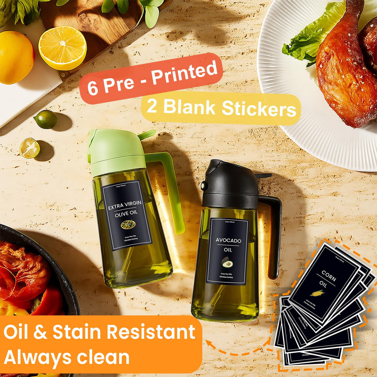 CXINYI olive oil dispenser pour mode provides a steady stream for precise pouring.