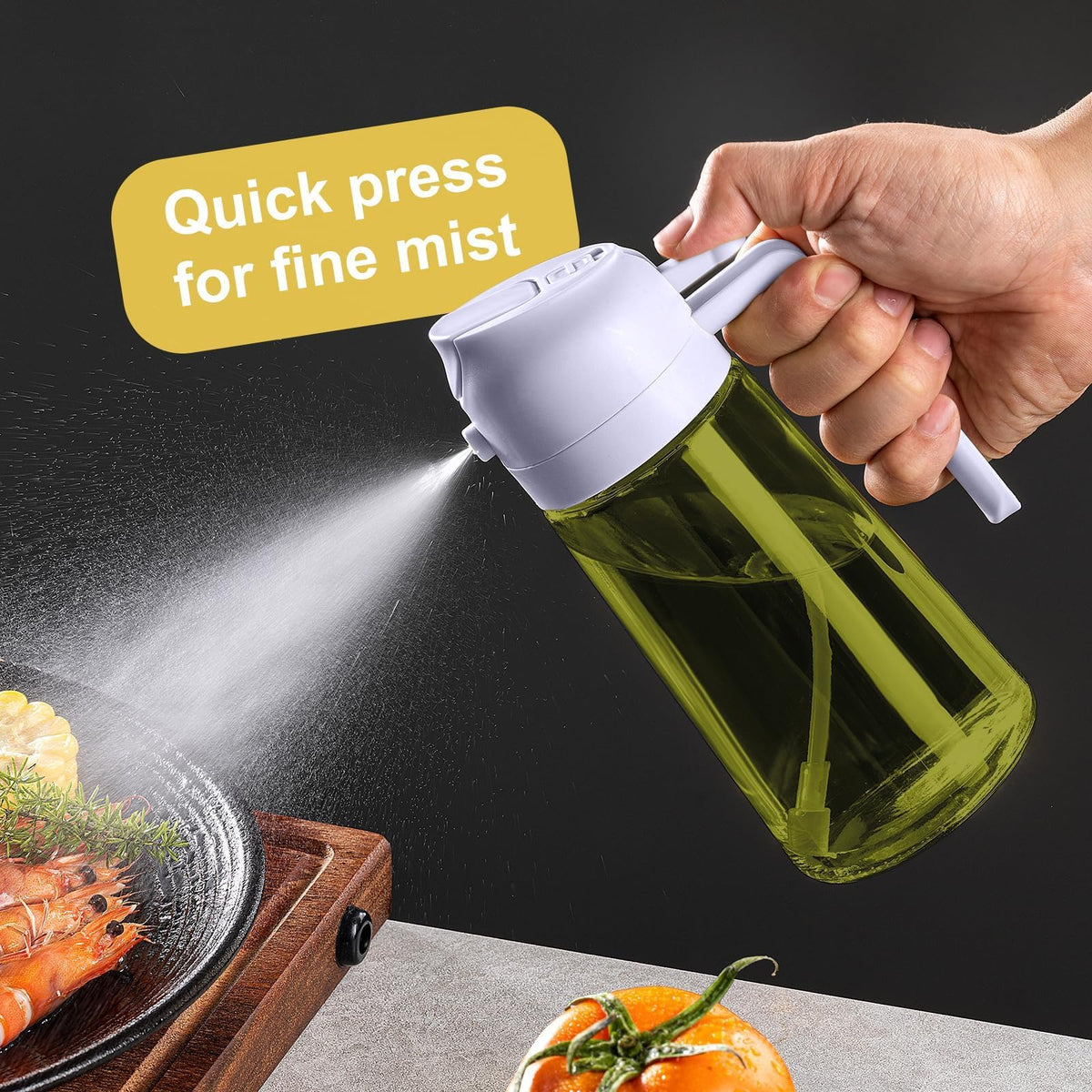 CXINYI oil dispenser with stickers for organized labeling and quick identification.