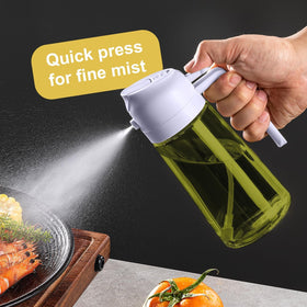 CXINYI oil dispenser with stickers for organized labeling and quick identification.