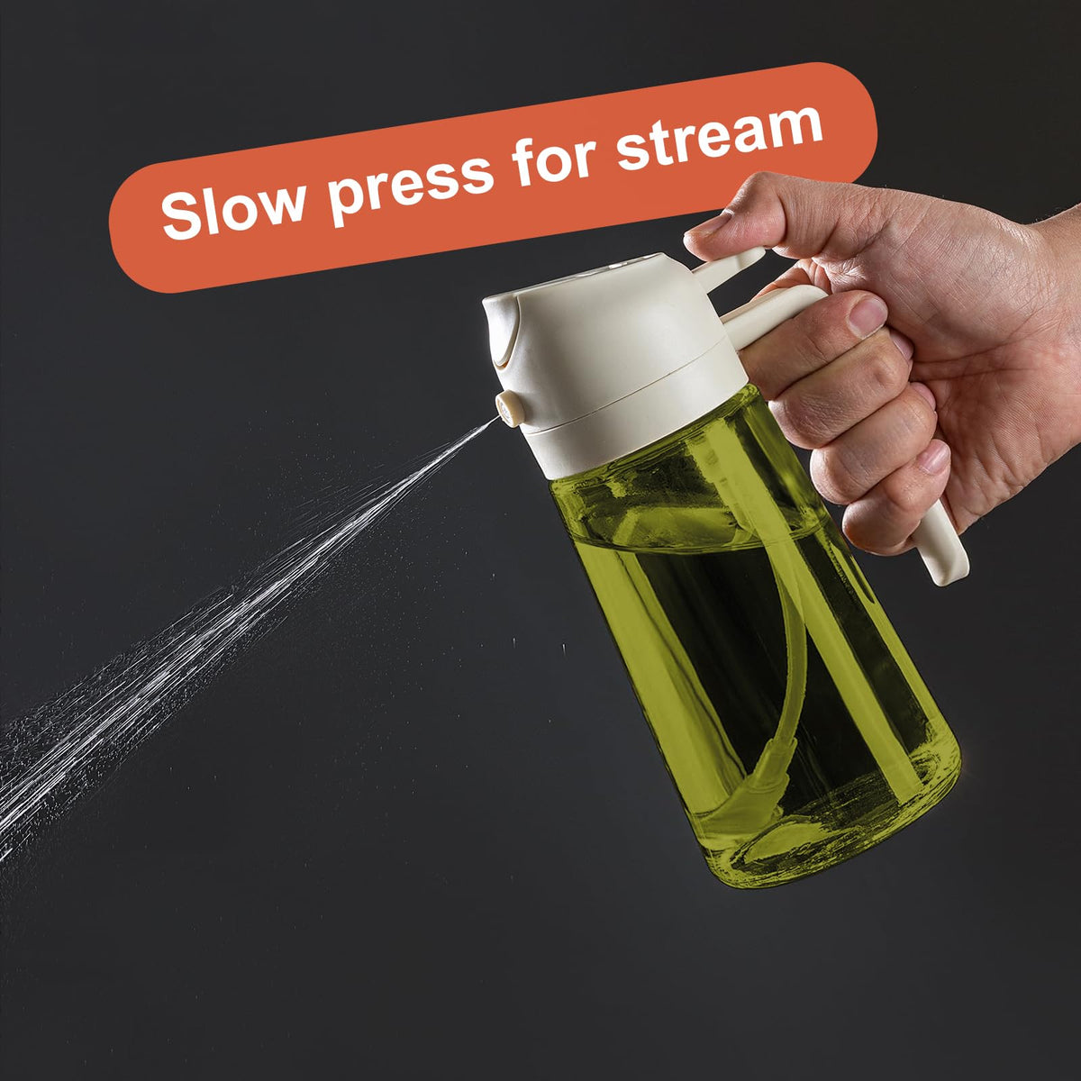 CXINYI two-in-one dispenser and sprayer saves space.