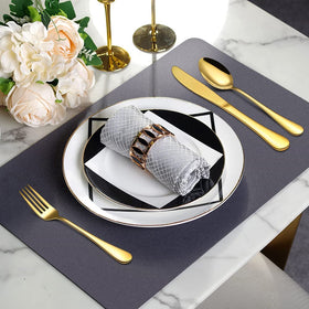 CXJY gold silverware 8-tea spoons ideal for tea time.