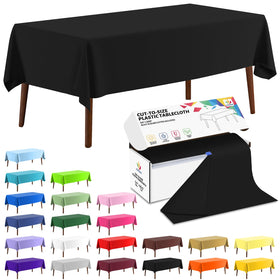 CXPSINC black 54in table cover roll protects surfaces during events.