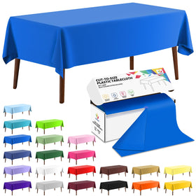 CXPSINC blue 54in table cover roll protects and decorates your table