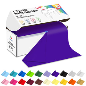 Kid-friendly material helps keep craft tables clean during activities.