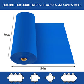 CXPSINC self-cut box-tablecloth for easy sizing on any table shape