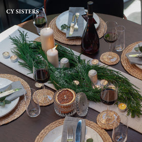 CY SISTERS placemats as multi-purpose decor for dining and decor