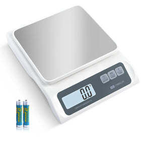 Cybergiant 13lb precision digital scale with stainless steel platform for precise portions.
