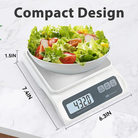 Cybergiant digital scale tare function and backlit display for quick reads.