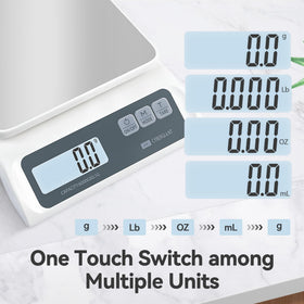 Cybergiant four-unit switch supports oz, lb, g, ml for flexible recipes.