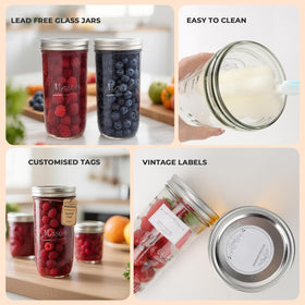 CycleMore jar used to store homemade jam for fresh tasting.
