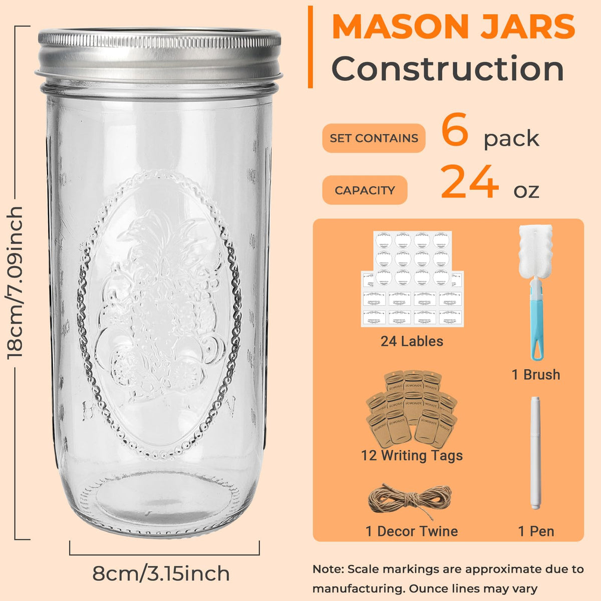 CycleMore jar with rust-proof aluminum bands ensures a secure seal.