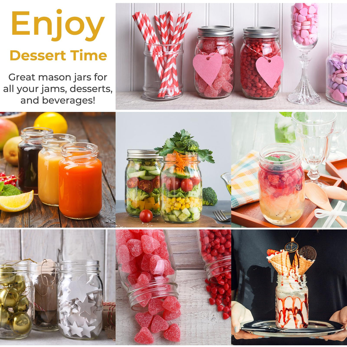 CycleMore jars support DIY projects like vases and decorative fills.