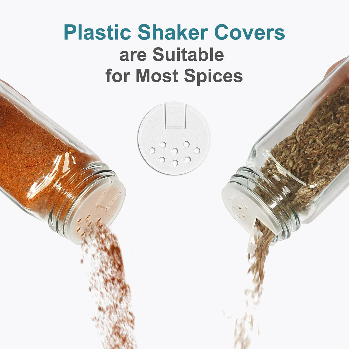 CycleMore 120 blank labels for customizable spice organization.