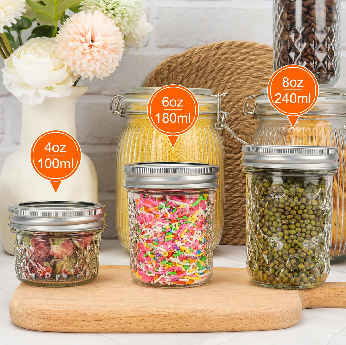 CycleMore jars suitable for candle making and DIY gifts