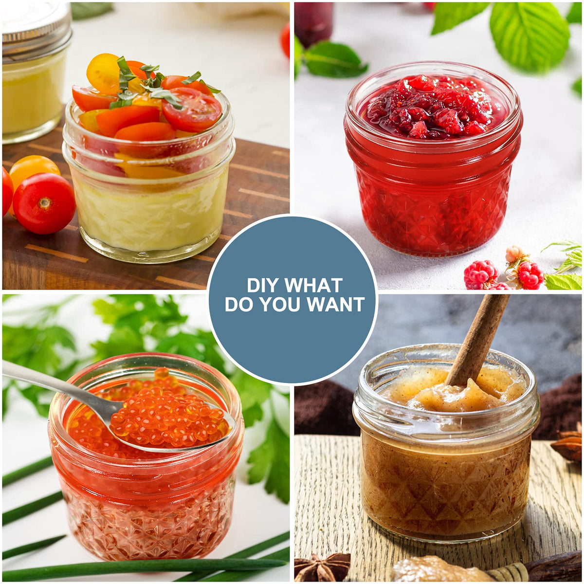 CycleMore jars ideal for honey, jam, jelly and spices