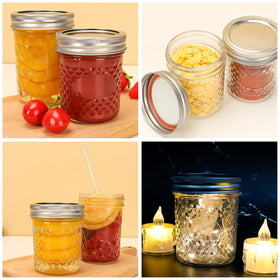 CycleMore mason jar suited for candle making and DIY crafts.