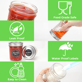 CycleMore mason jar ideal for jelly storage and decorative crafts.
