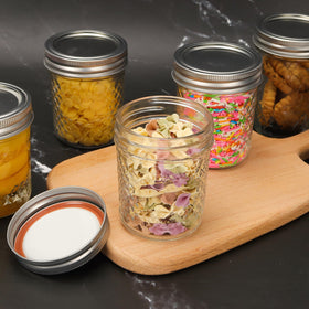 CycleMore mason jar for spice storage with freshness seal.