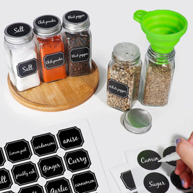 CycleMore shaker lids for easy pouring and sprinkling.
