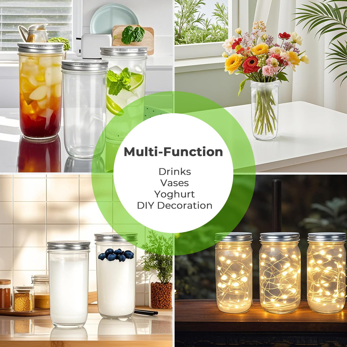 CycleMore wedding favor mason jar with timeless design.