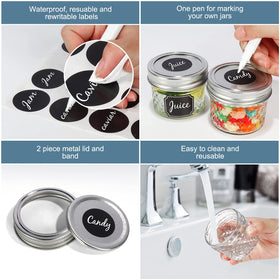 CycleMore wide-mouth jars for easy filling and cleaning