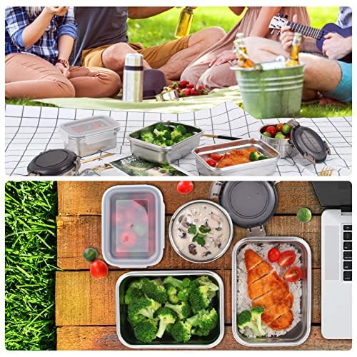 Cykorxicc 12-piece set with various sizes for gym and lunch