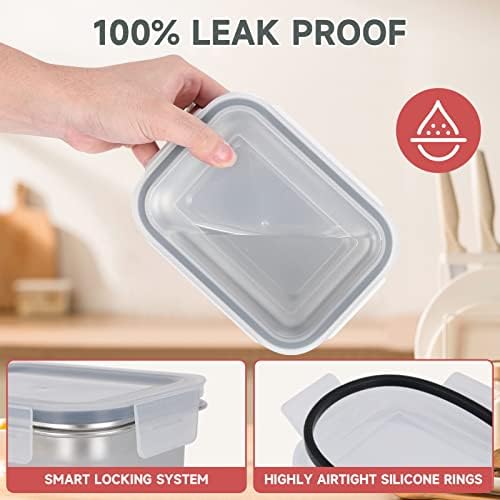 Cykorxicc leakproof airtight lids with silicone seal