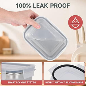 Cykorxicc leakproof airtight lids with silicone seal